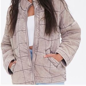 Forever21 Quilted Jacket - Free People Dupe!